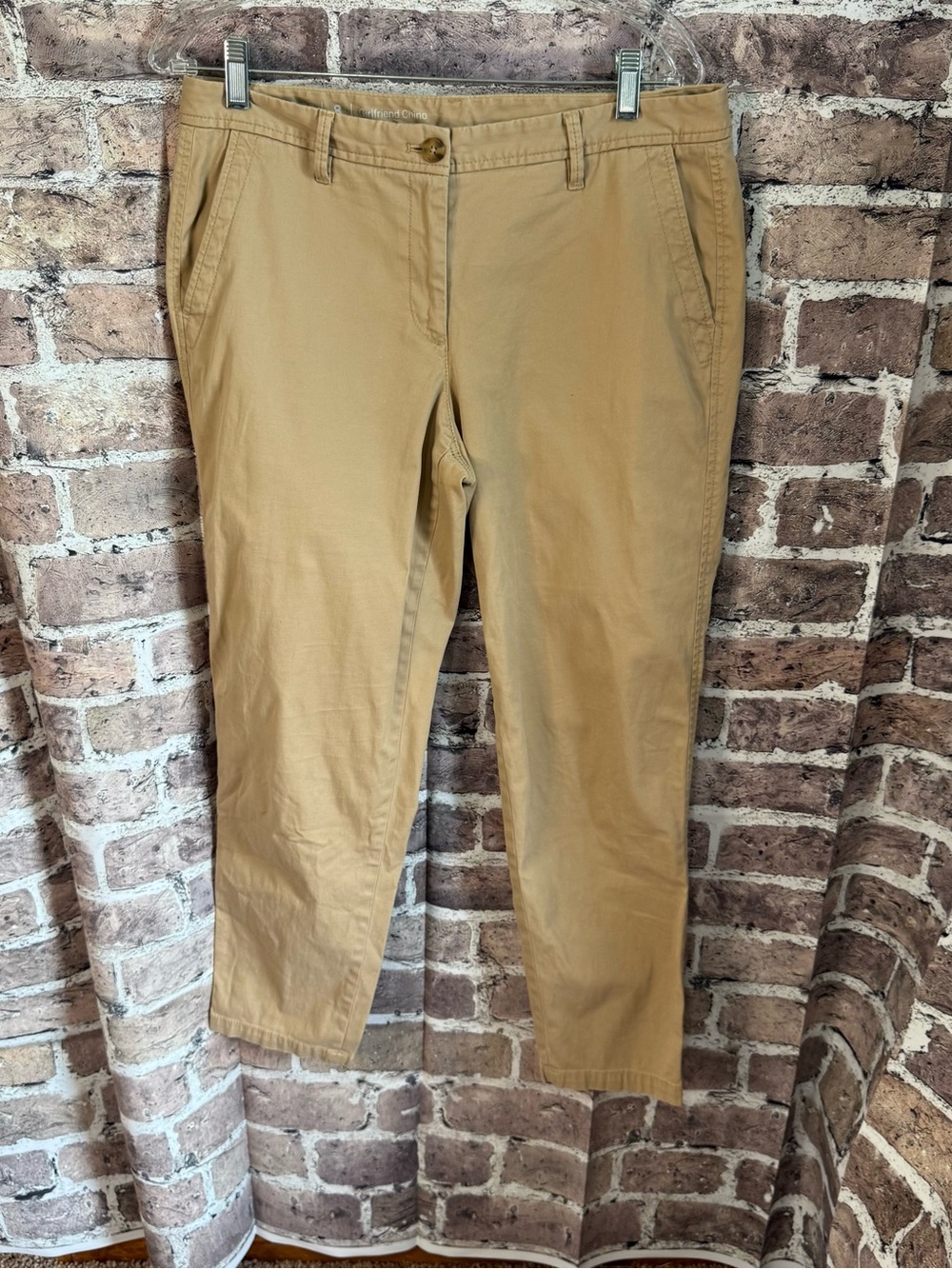 Talbots Khaki Straight-Leg Chinos in Tan